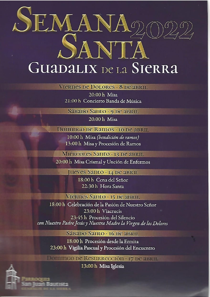 Semana Santa en Guadalix de la Sierra 2022 Guadalix de la Sierra